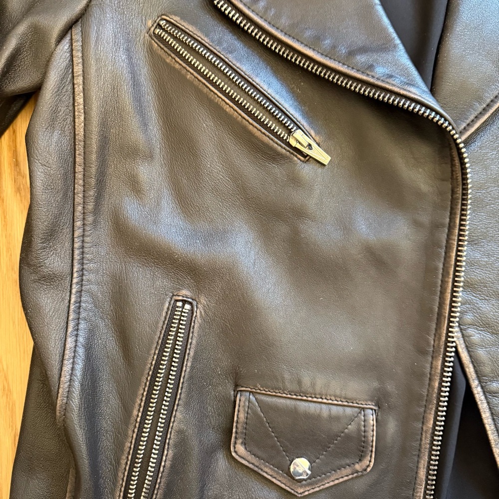Veda brown motorcycle jacket size L - Picture 2 of 7